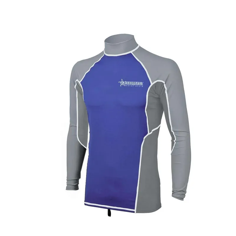 Swimming T-Shirt Tijuana Lycra Long Sleeve Man Grey-Blue L Abysstar 69502 Must-Have