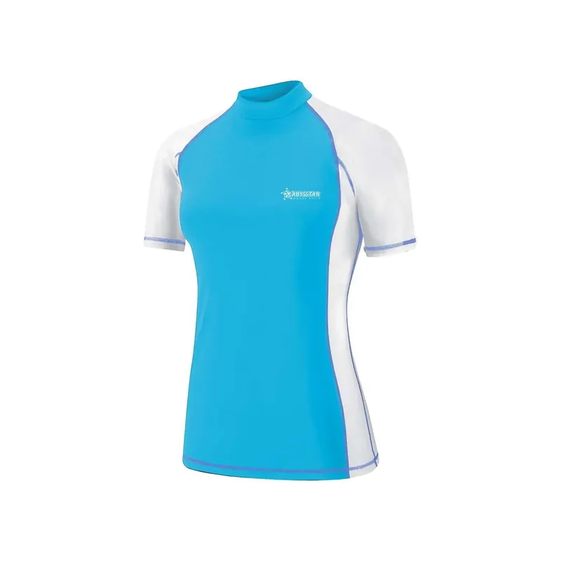 Swimming T-Shirt Tijuana Lycra Woman White-Blue S Abysstar 67036 Super-Preis
