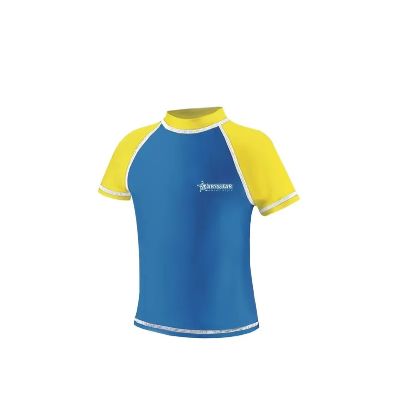 Swimming T-Shirt Tijuana Lycra Kids Blue-Yellow 8 Years Abysstar 67043 Preiswert