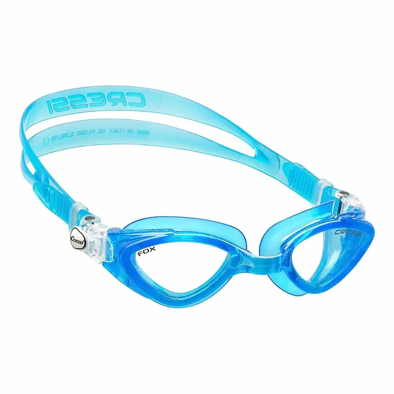 Swimming Goggles Fox Transparent-Aquamarine Cressi DE202163 Kracherpreis