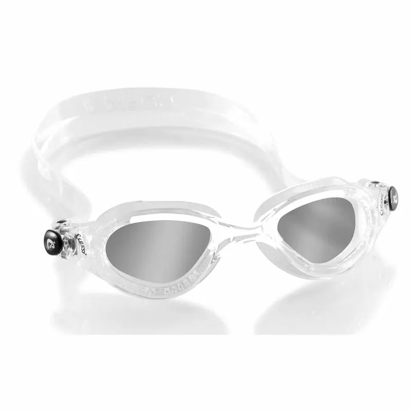 Schneller Versand Swimming Goggles Flash Medium Transparent-White Smoked Lenses Cressi DE203031