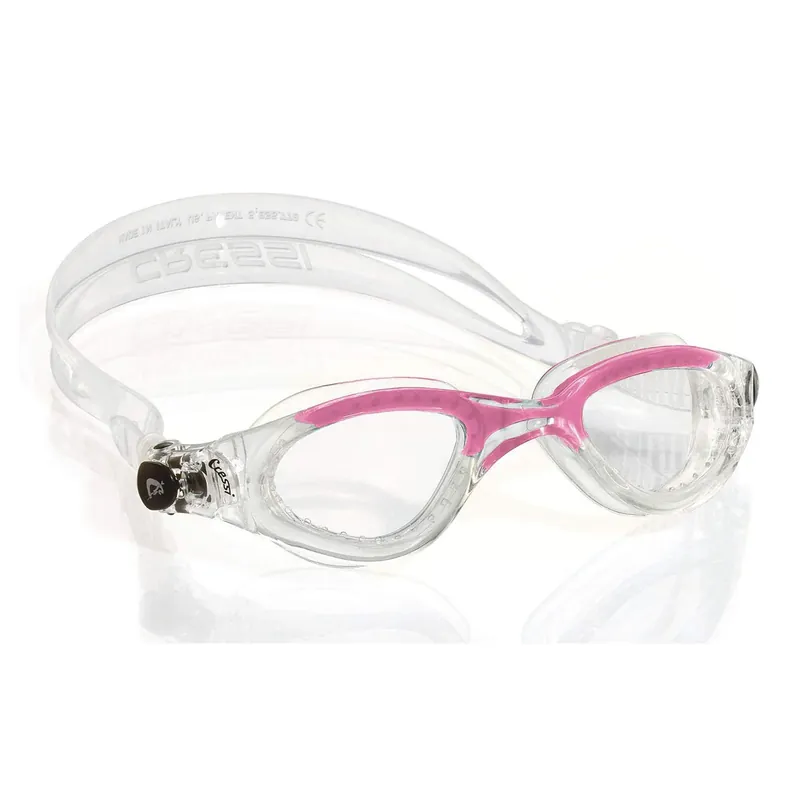 Bestpreis Swimming Goggles Flash Medium Transparent-Pink Cressi DE203040
