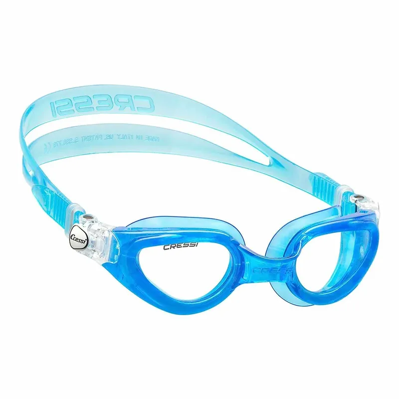 Swimming Goggles Right Transparent-Blue Cressi DE201621 Mega-Angebot