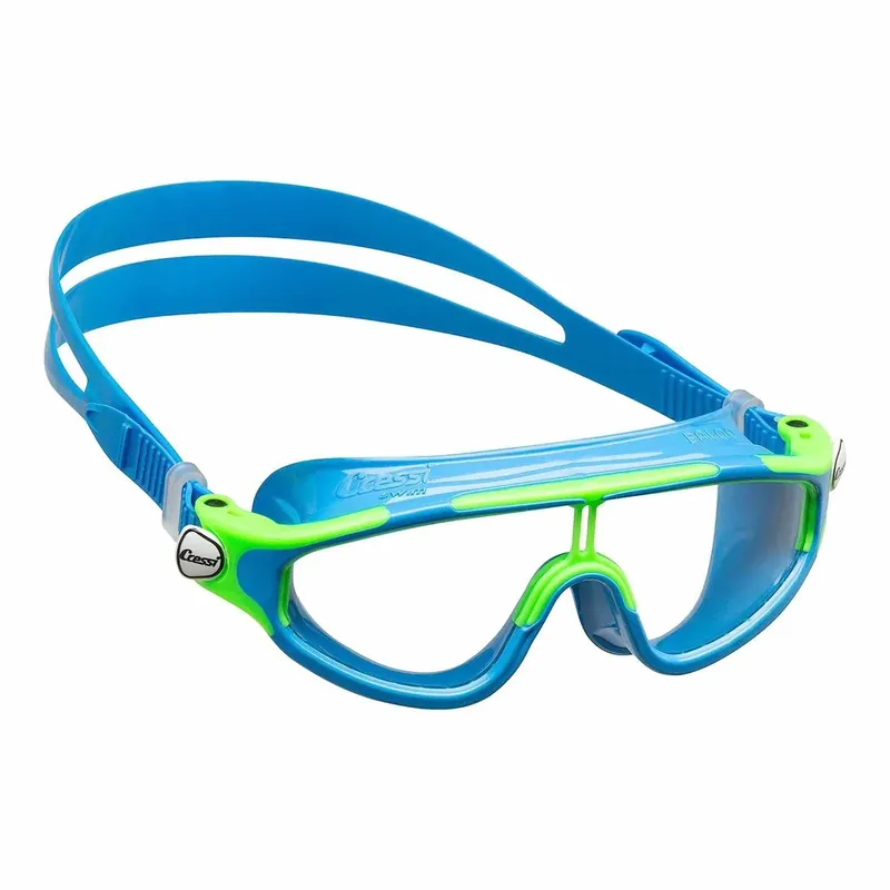 Swimming Mask Baloo Kids Sky Blue-Lime Cressi DE203222 Begrenztes Angebot