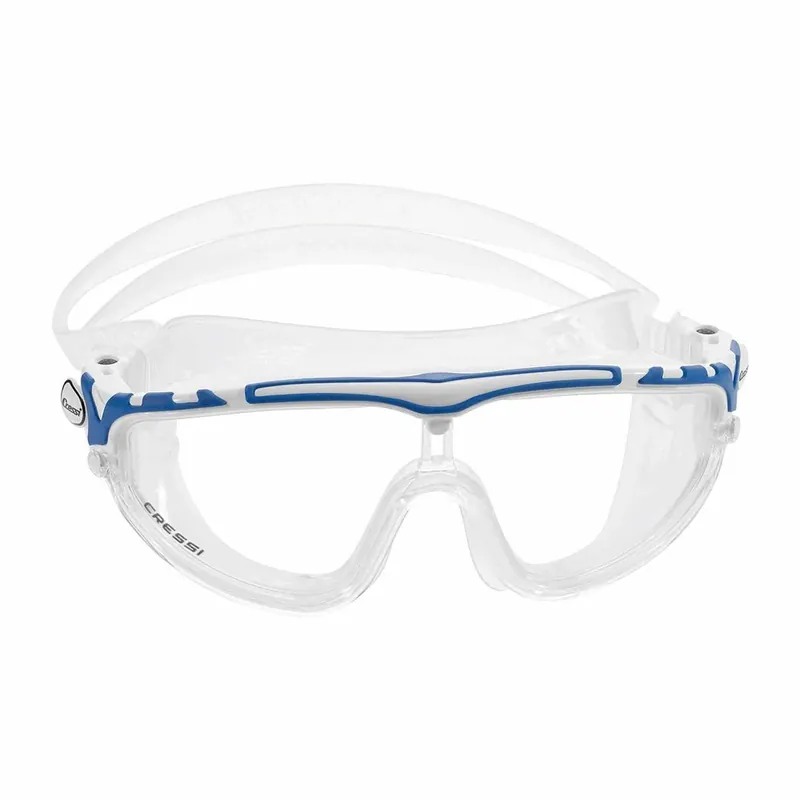 Swimming Mask Skylight Transparent-White-Blue Cressi DE203322 Preisreduziert
