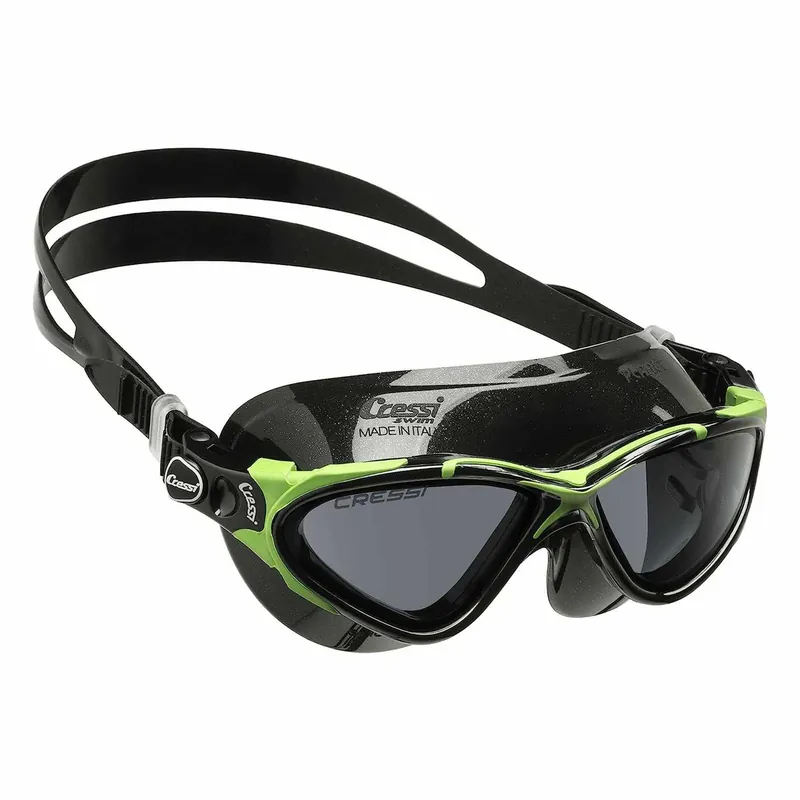 Neu Swimming Mask Planet Dark-Black-Lime Cressi DE202767