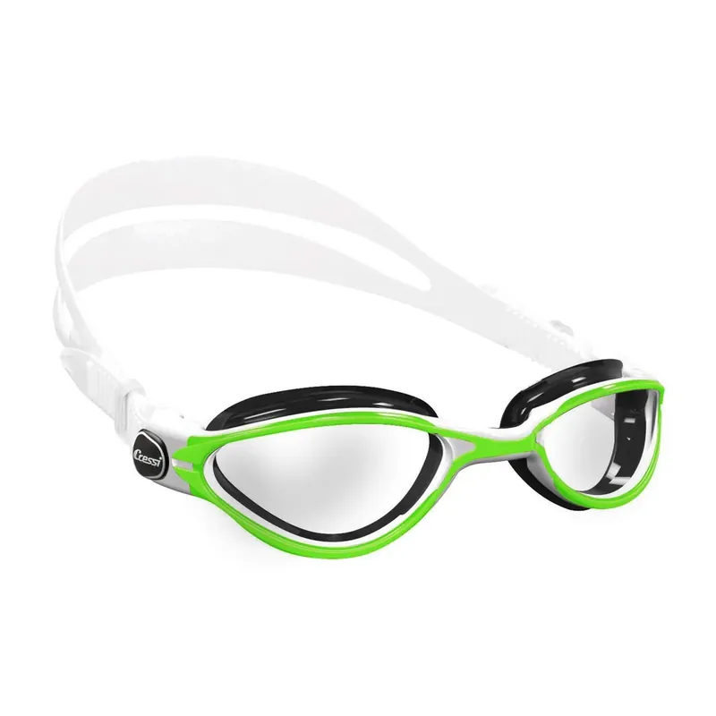 Swimming Goggles Thunder Dark-White-Lime Cressi DE203567 Geprüft