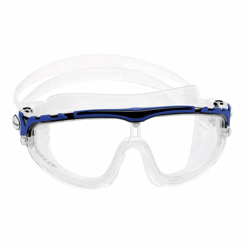 Neue Kollektion Swimming Mask Skylight Transparent-Blue-Black Cressi DE203320