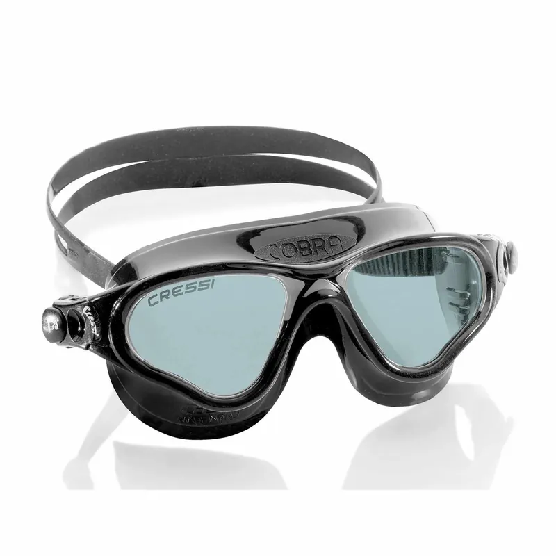Swimming Mask Cobra Dark-Black Smoked Lenses Cressi DE201992 Rabatt