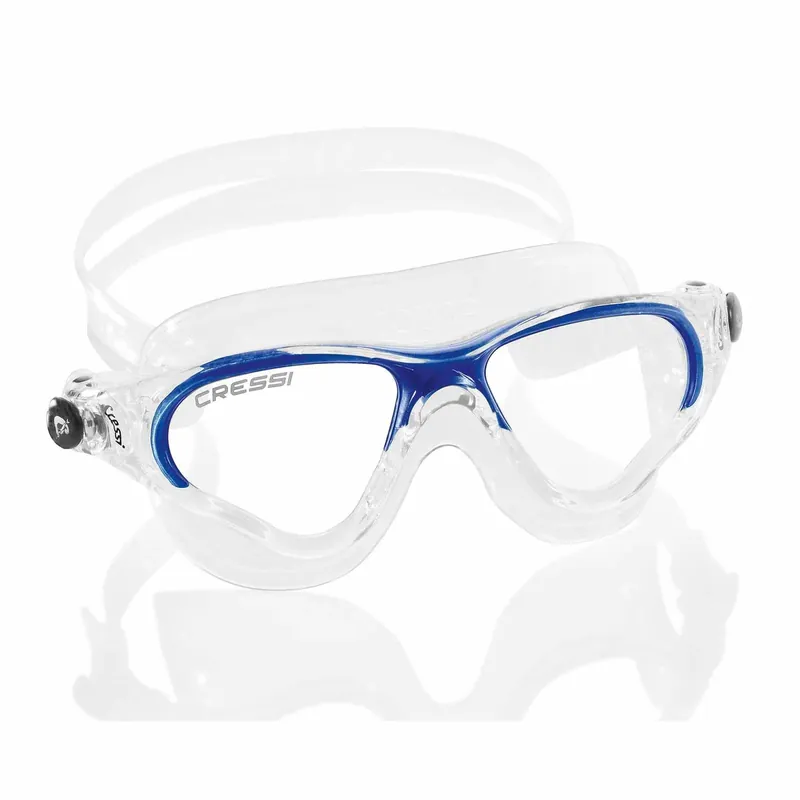 Billig Swimming Mask Cobra Transparent-Navy Cressi DE201922