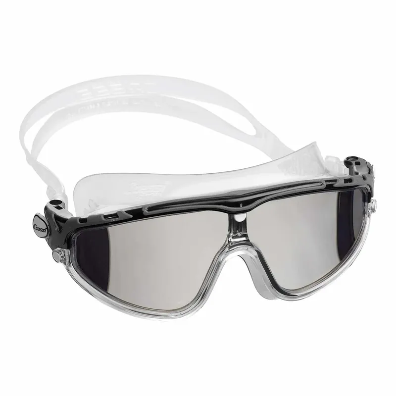 Swimming Mask Skylight Transparent-Black-Grey Mirrored Lenses Cressi DE2033750 Finale Aktion