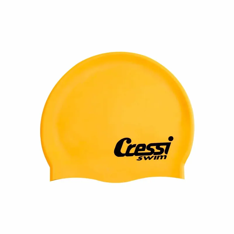 Swimming Silicone Cap Adult Yellow Cressi FDF220110 Bestseller