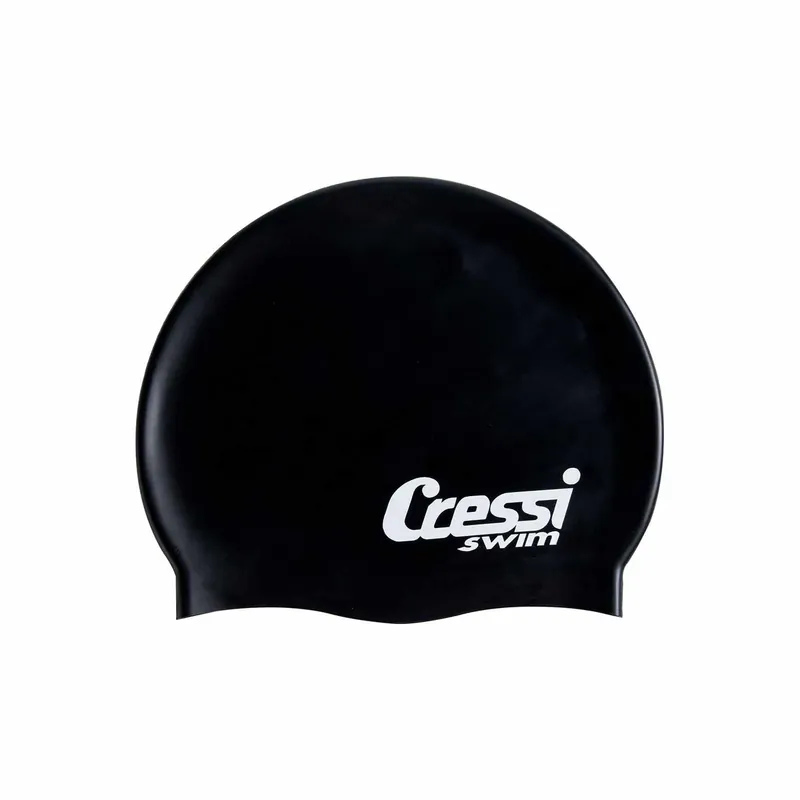 Swimming Silicone Cap Adult Black Cressi FDF220150 Neuheit