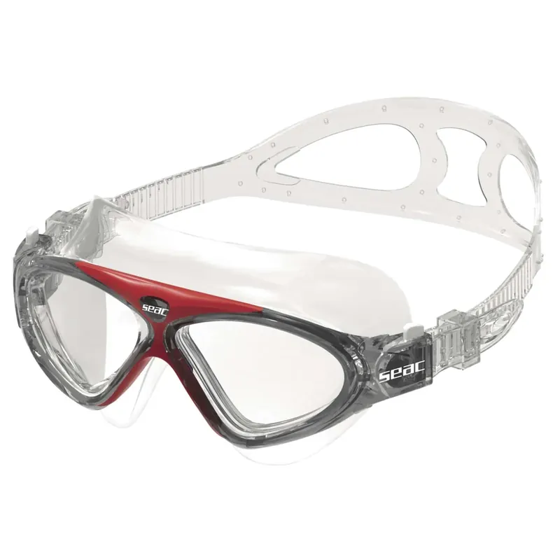 Swimming Mask Vision Hd Clear-Red Seac 9908R Finale Aktion