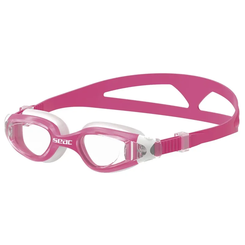 Bestseller Swimming Goggles Ritmo Kids White-Pink Clear Lenses Seac 152-39WP