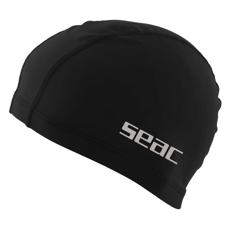 Swimming Cap Comfort High Stretch Black Seac 152-80N Ausverkauf