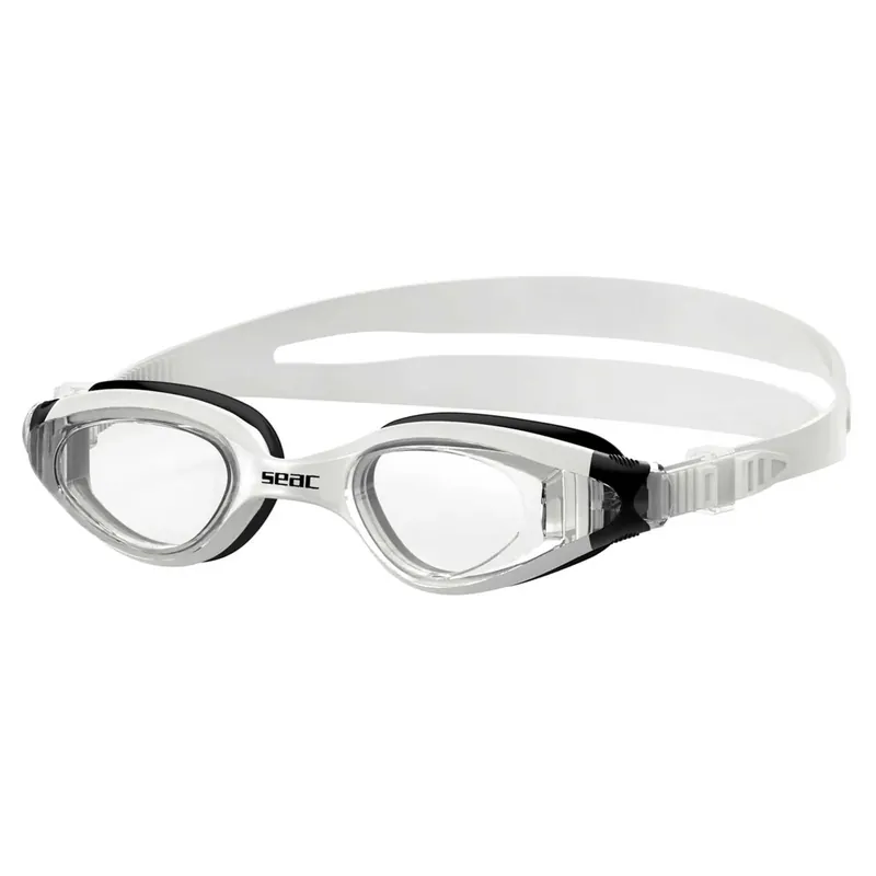 Swiming Goggles Ritmo Black-White Clear Lenses Seac 152-37NW Neue Ware