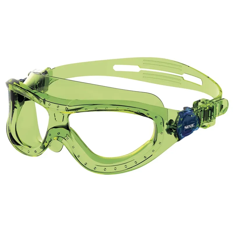 Swimming Mask Matt Kids Lime-Clear Lenses Seac 152-40LT Schneller Versand