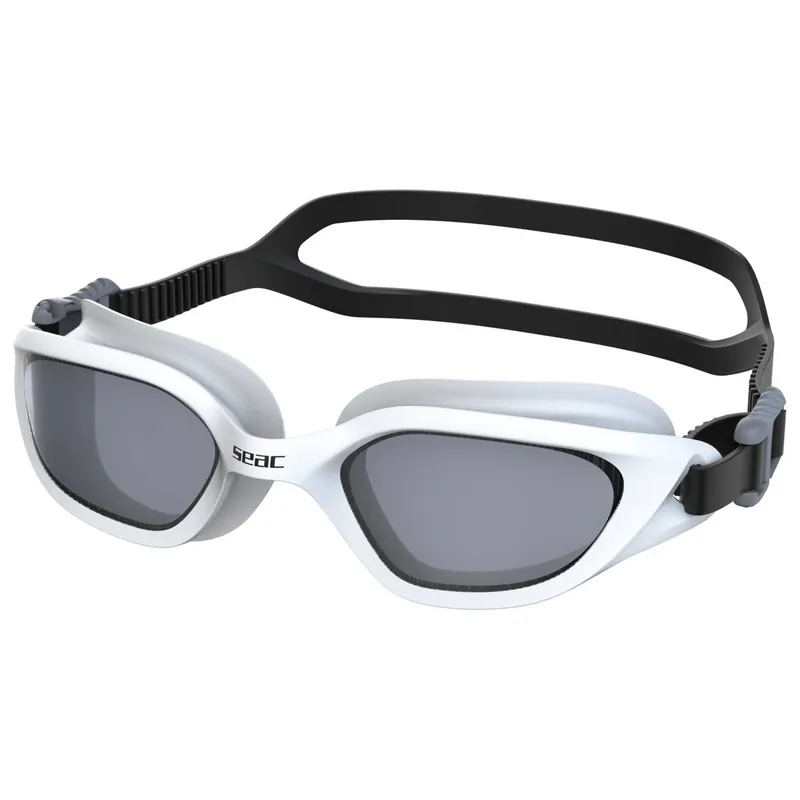 Swimming Goggles Mood White-Black Smoked Lenses Seac 152-71WN Finale Aktion