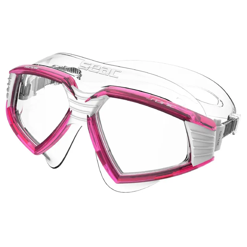 Swimming Mask Sonic White-Pink-Clear Seac 152-30WP-SKL Preisreduziert