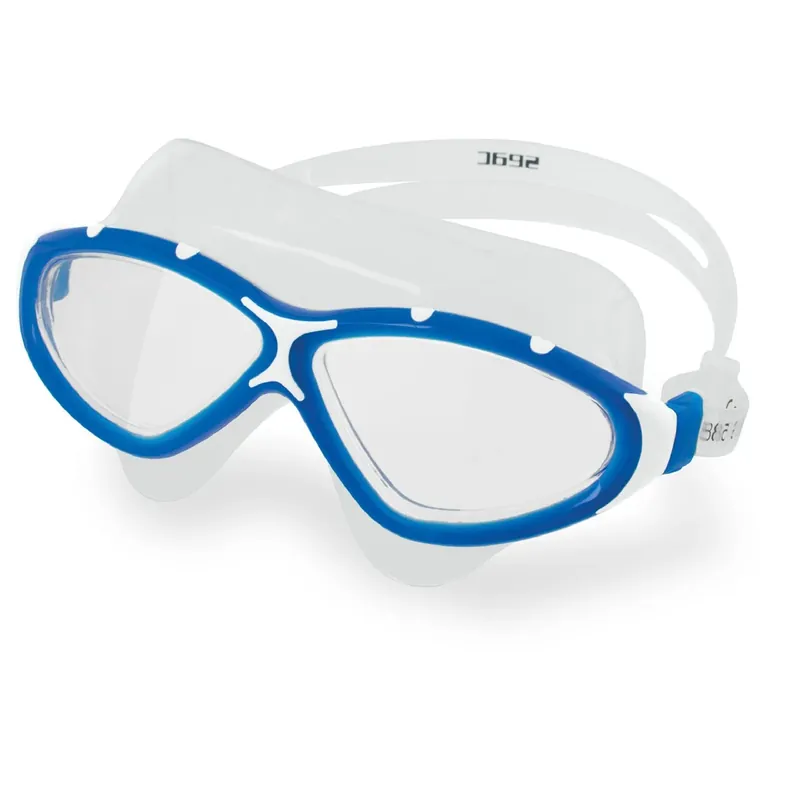 Expressversand Swimming Mask Profile Blue-White Clear Lenses Seac 152-42BW-LT