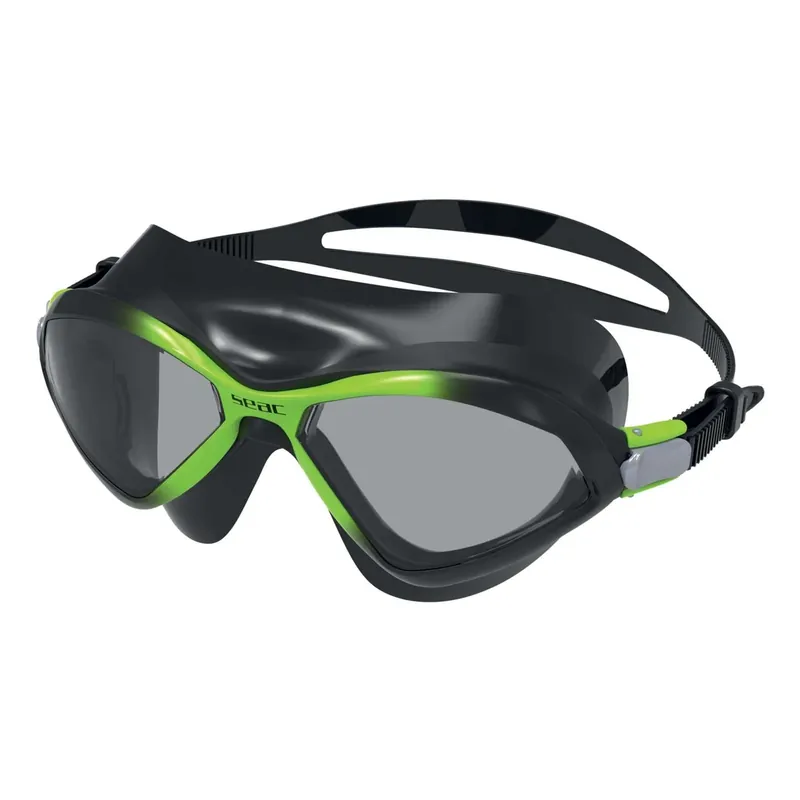 Garantierte Lieferung Swimming Mask Diablo Black-Lime Smoked Lenses Seac 152-50NL-LF