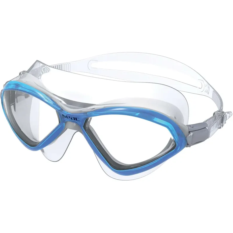 Beliebt Swimming Mask Diablo Clear-Blue Clear Lenses Seac 152-50BT-LT