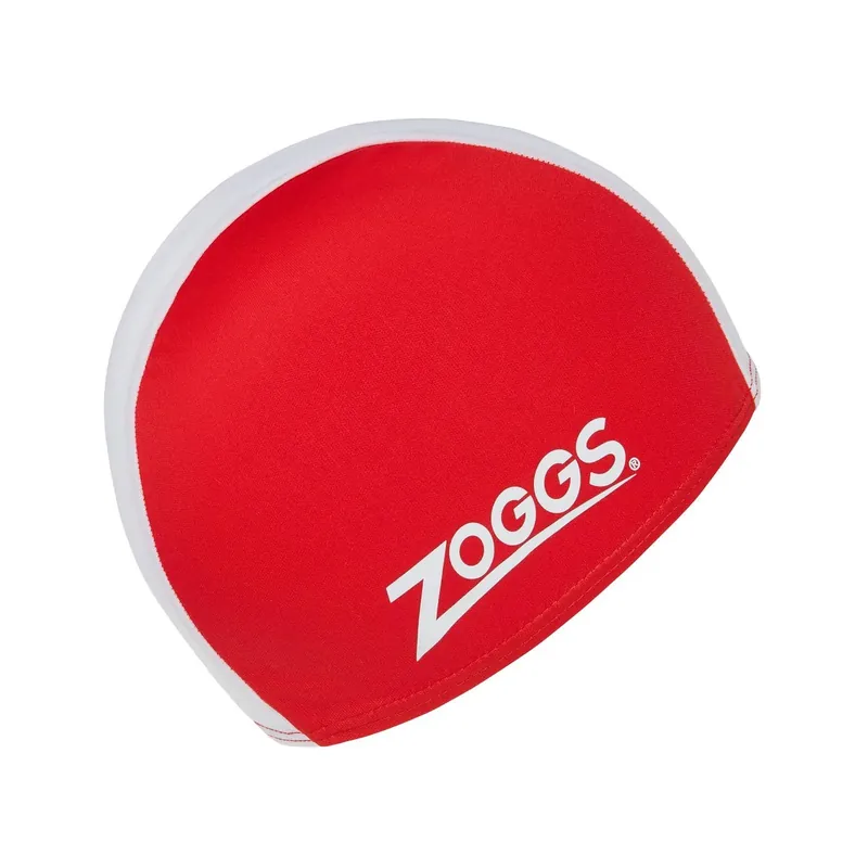 Swimming Cap Junior Polyester Red-White Zoggs 465046RDWH Online Kaufen