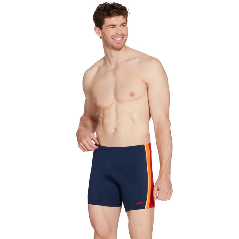 Swim Square Leg Toronto Hip Racer 32 Men Navy-Red Size 40-XXXL Zoggs 462932NVRD40 Knallerangebot