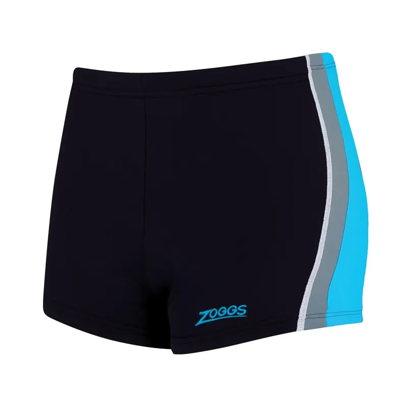 Swim Boxer Toronto Hip Racer 21 Boy Black-Turquoise Size 25-10A Zoggs 463484BKTQ25 Bestpreis