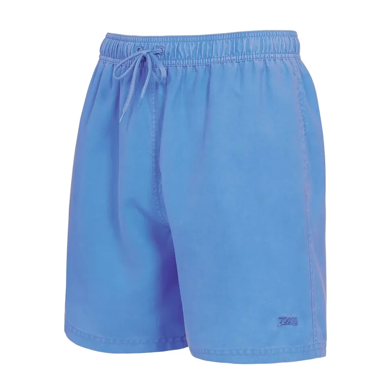 Swim Shorts Mosman Washed 15‘‘ Boy Blue Size S Zoggs 463476BLS Meistverkauft