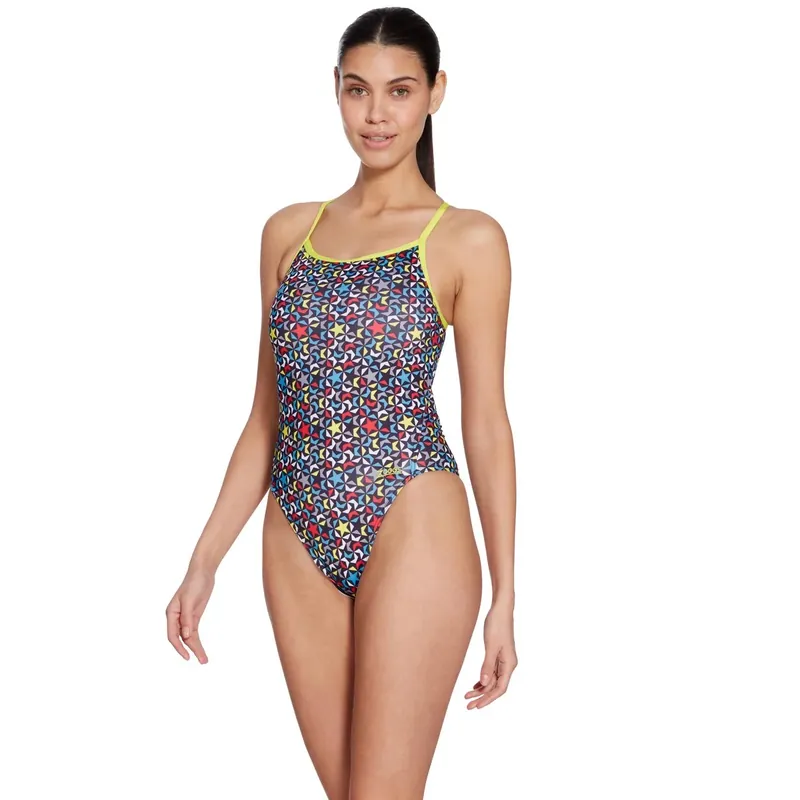 One Piece Swimsuit Printed Rayback E+ Supernova Print Size 36-M Zoggs 462583SUPE36 Sale