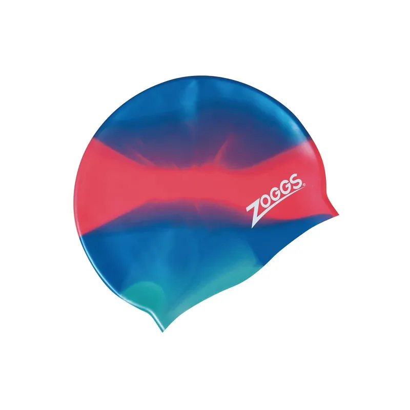 Swimming Cap Junior Silicone Multi Colour Blue-Red Zoggs 465012BLRD Sonderangebot