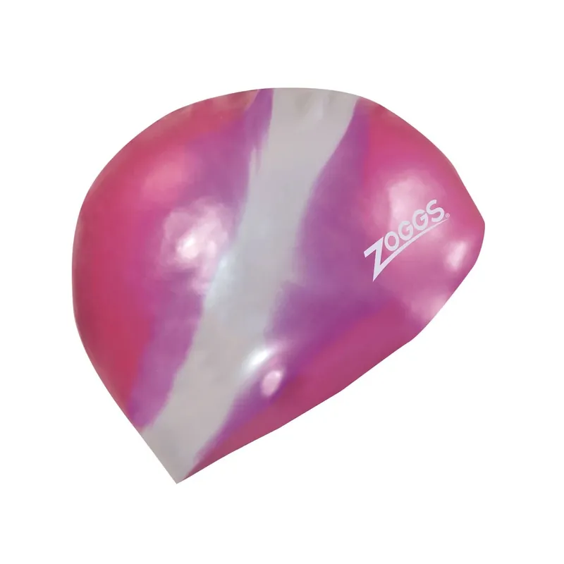 Sonderangebot Swimming Cap Multi Colour Pink-Silver Zoggs 465027PKSI