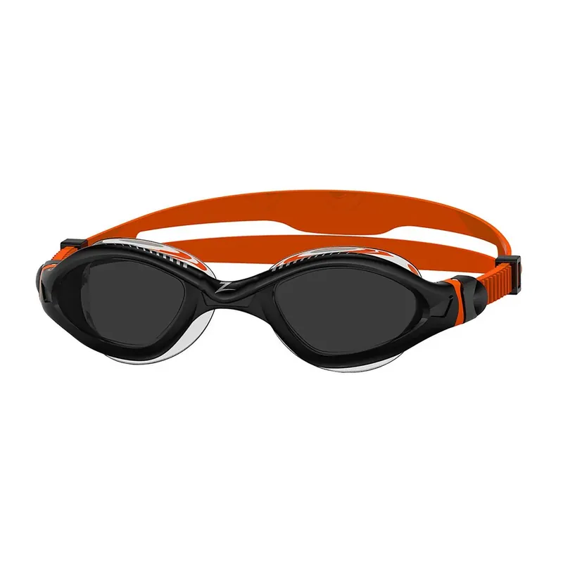 Swimming Goggles Tiger Lsr+ Black-Orange Tinted-Smoke Lenses Regular Zoggs 461093BKORTSMR Finale Aktion