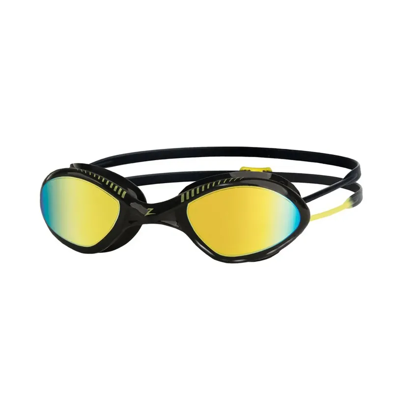 Swimming Goggles Tiger Titanium Black-Yellow Mirrored-Lime Lenses Regular Zoggs 461094BKYLMLMR Neue Kollektion