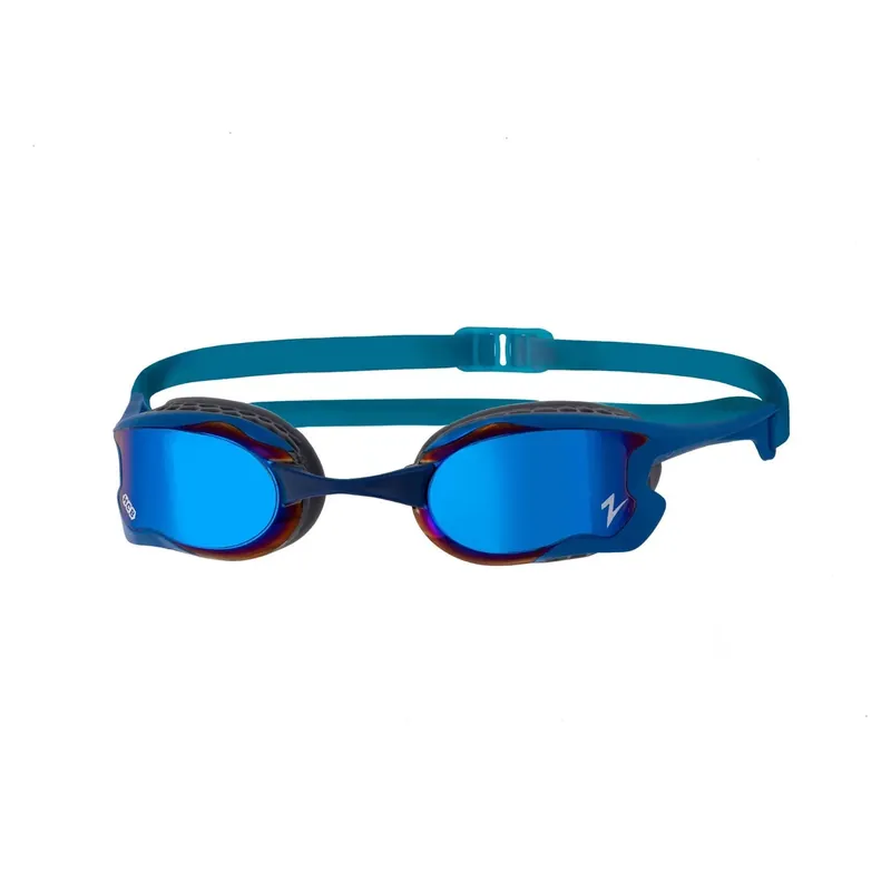 Versand Am Gleichen Tag Swimming Goggles Raptor Hcb Titanium Blue-Grey Mirrored-Dark-Blue Lenses Zoggs 461085BLGYMDB