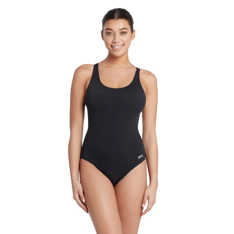 Markenprodukt One Piece Swimsuit Cottesloe Flyback Women Black Size 36-M Zoggs 462558BK36