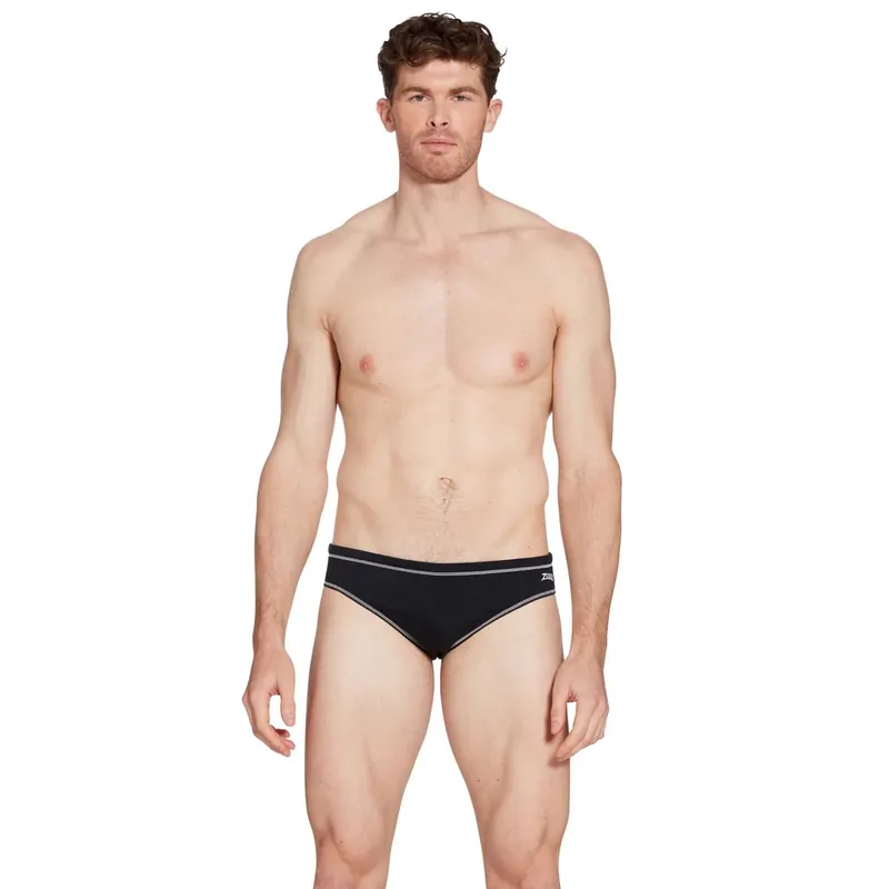 Swim Briefs Melbourne 6,5 Men Black-White Size 32-M Zoggs 462934BKWH32 Ausverkauf