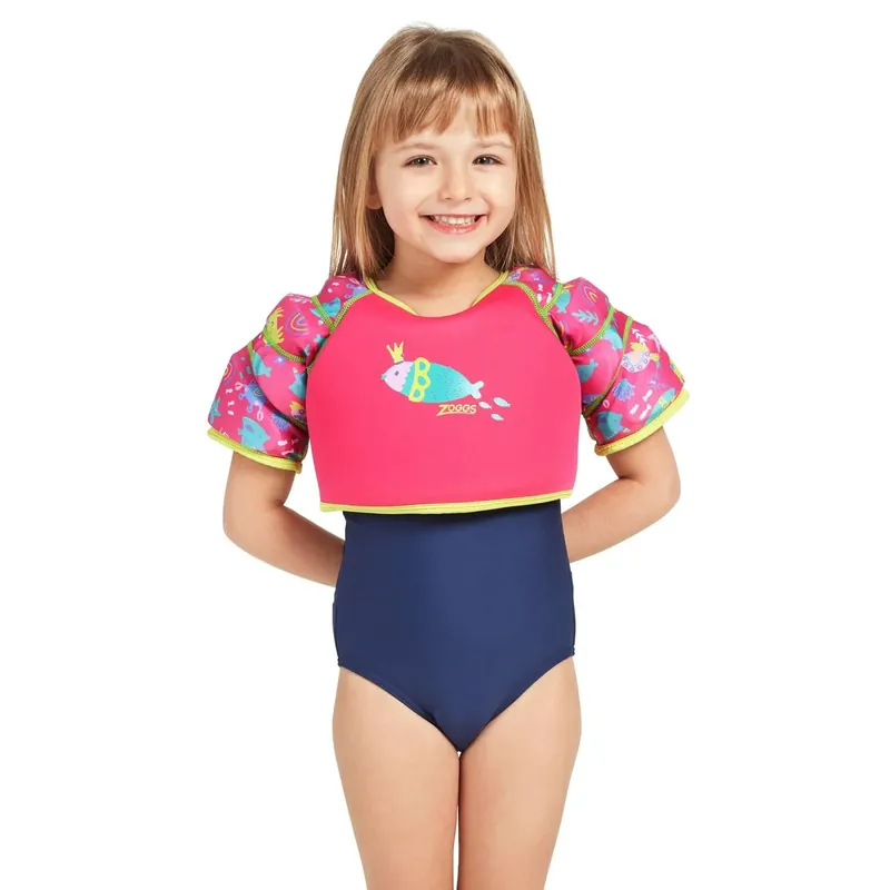 Echt Water Wings Vest Kids Sea-Queen Print 2-3 Years 15-19kg Zoggs 465525SQEU23