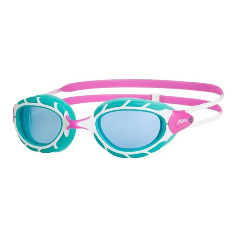 Swimming Goggles Predator Junior Pink-Turquoise Tinted-Blue Lenses Zoggs 461319PKTQTBL Neue Ware