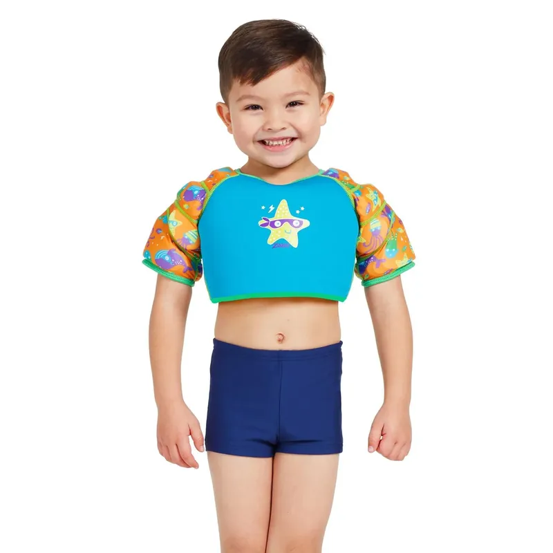 Water Wings Vest Kids Super-Star Print 4-5 Years 19-30kg Zoggs 465525SSEU45 Jetzt Kaufen