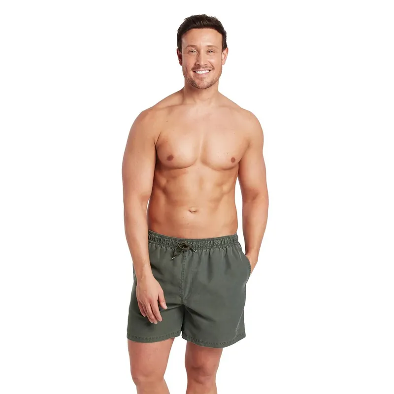 Swim Shorts Mosman Washed 15‘‘ Men Khaki Size S Zoggs 462925KHXS Echt