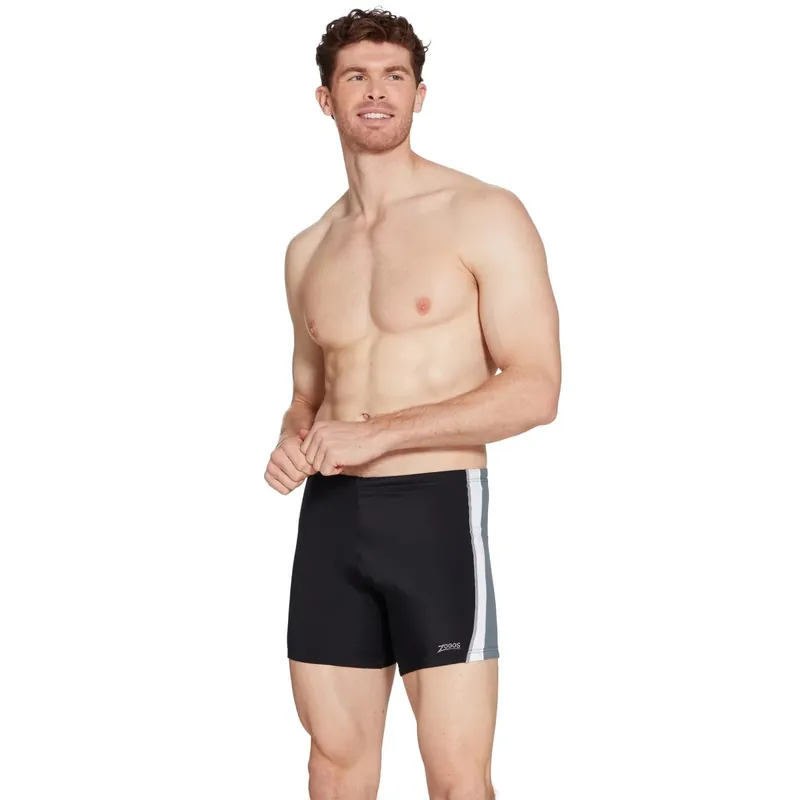 Preisreduziert Swim Square Leg Toronto Hip Racer 32 Men Black-Grey Size 32-M Zoggs 462932BKGY32