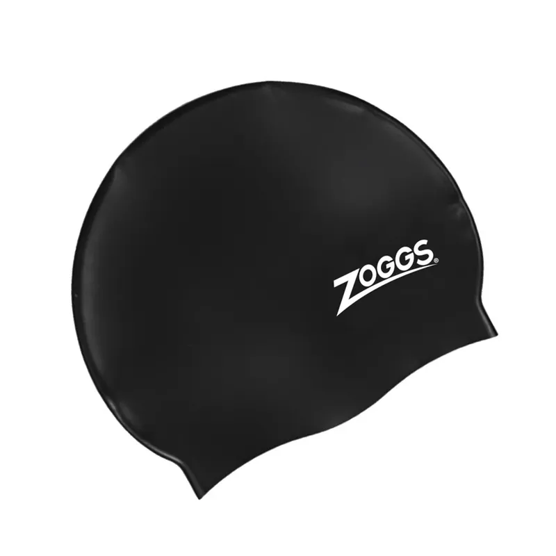 Garantierte Lieferung Swimming Silicone Cap Black Zoggs 465024BK