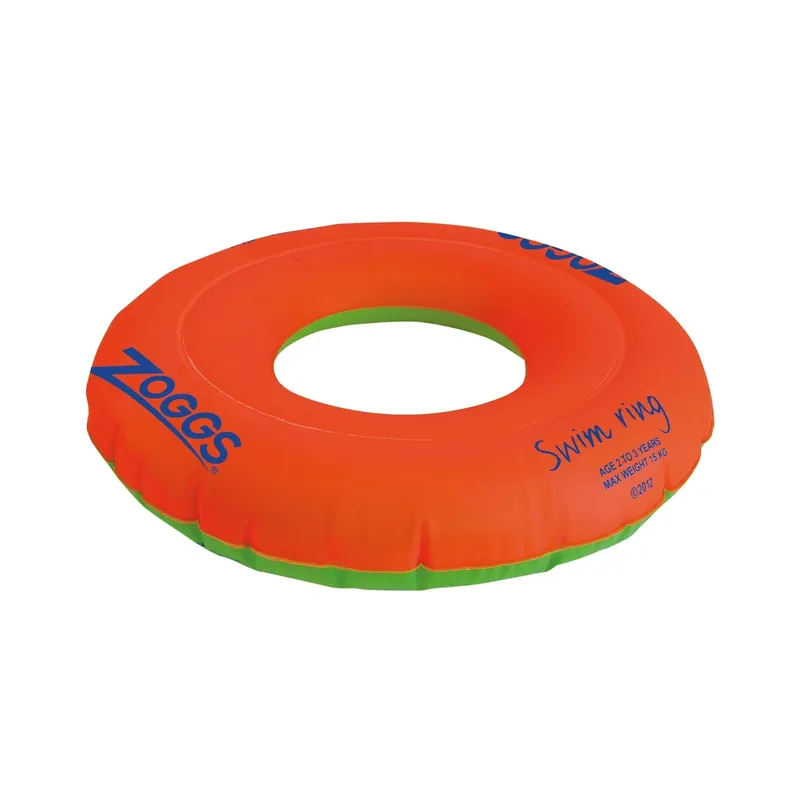 Highlight Swim Ring Orange-Green 2-3 Years 15kg Zoggs 465275ORGN23