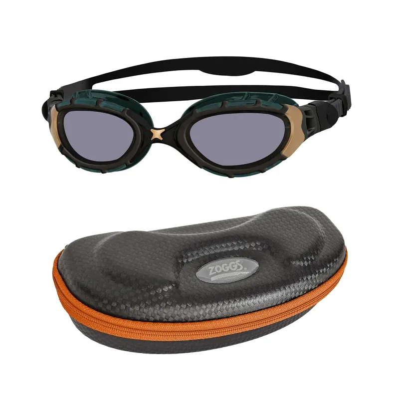 Swimming Goggles Predator Flex Titanium Reactor Black-Gold Regular Zoggs 461089BKGORTIR Top-Preis