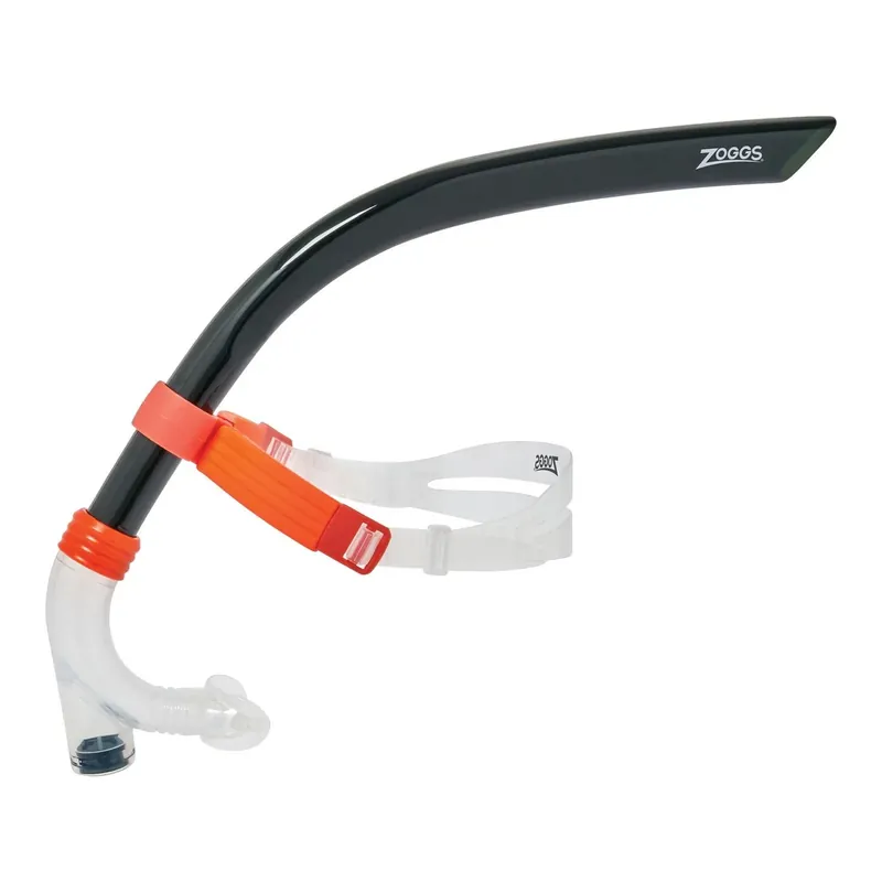 Swimming Snorkel Tube Centre Line Black-Orange Zoggs 465287BKOR Neue Kollektion