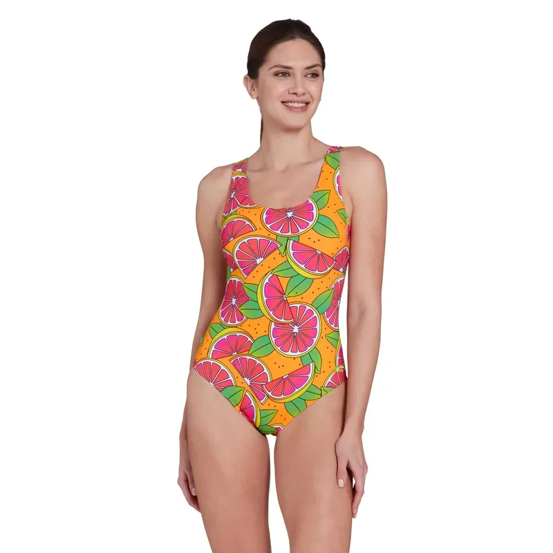 Neu Im Sortiment One Piece Swimsuit Ecofeel Scoopback Zesti Size 48 Zoggs 462376ZEST48