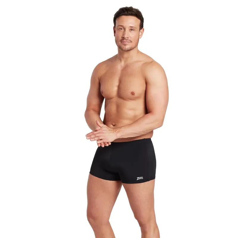 Billig Swim Square Leg Cottesloe Hip Racer Men Black Size 36-XL Zoggs 462907BK36